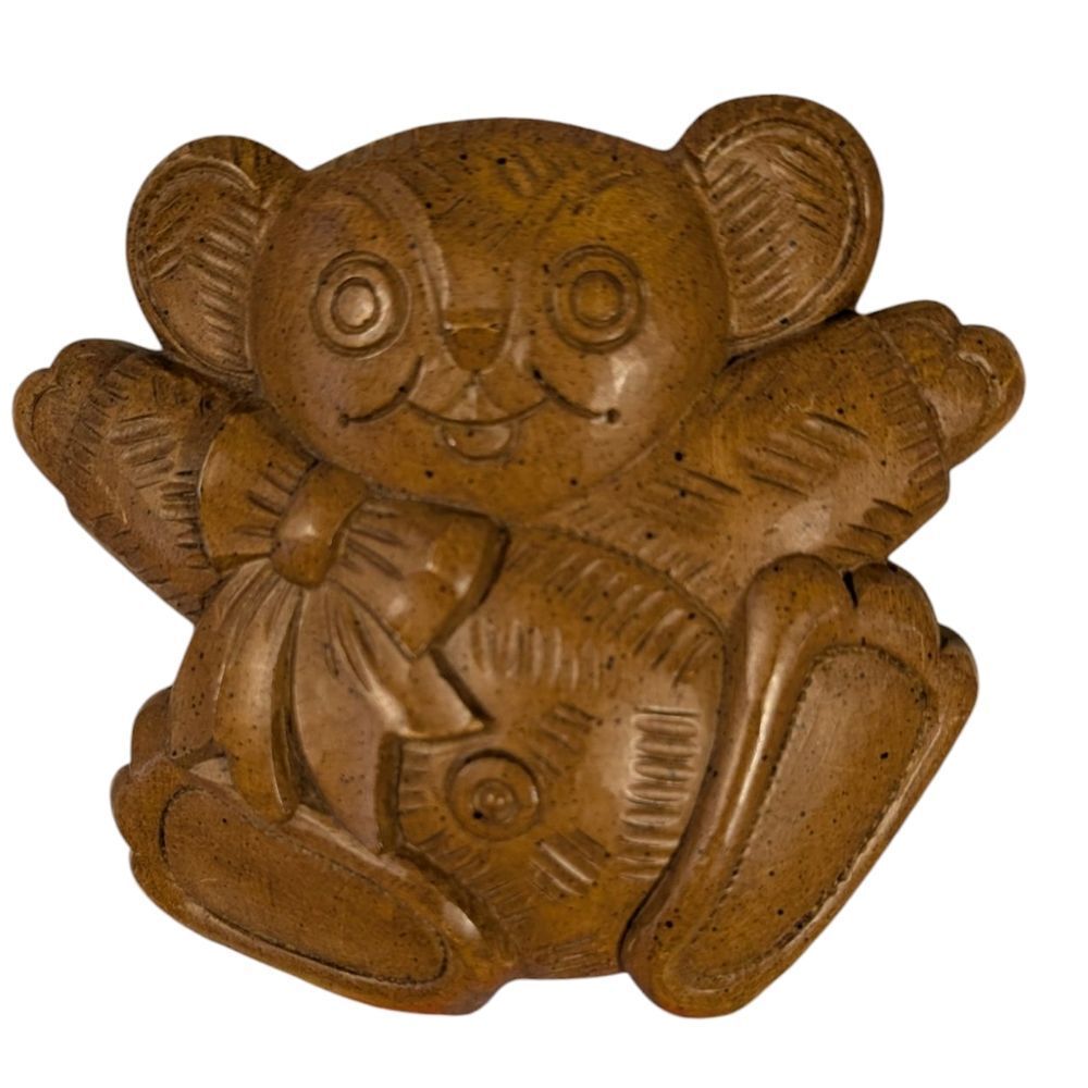 Vintage 1985 Homco Wall Pocket Wood Look Koala #6075 Home Interiors USA